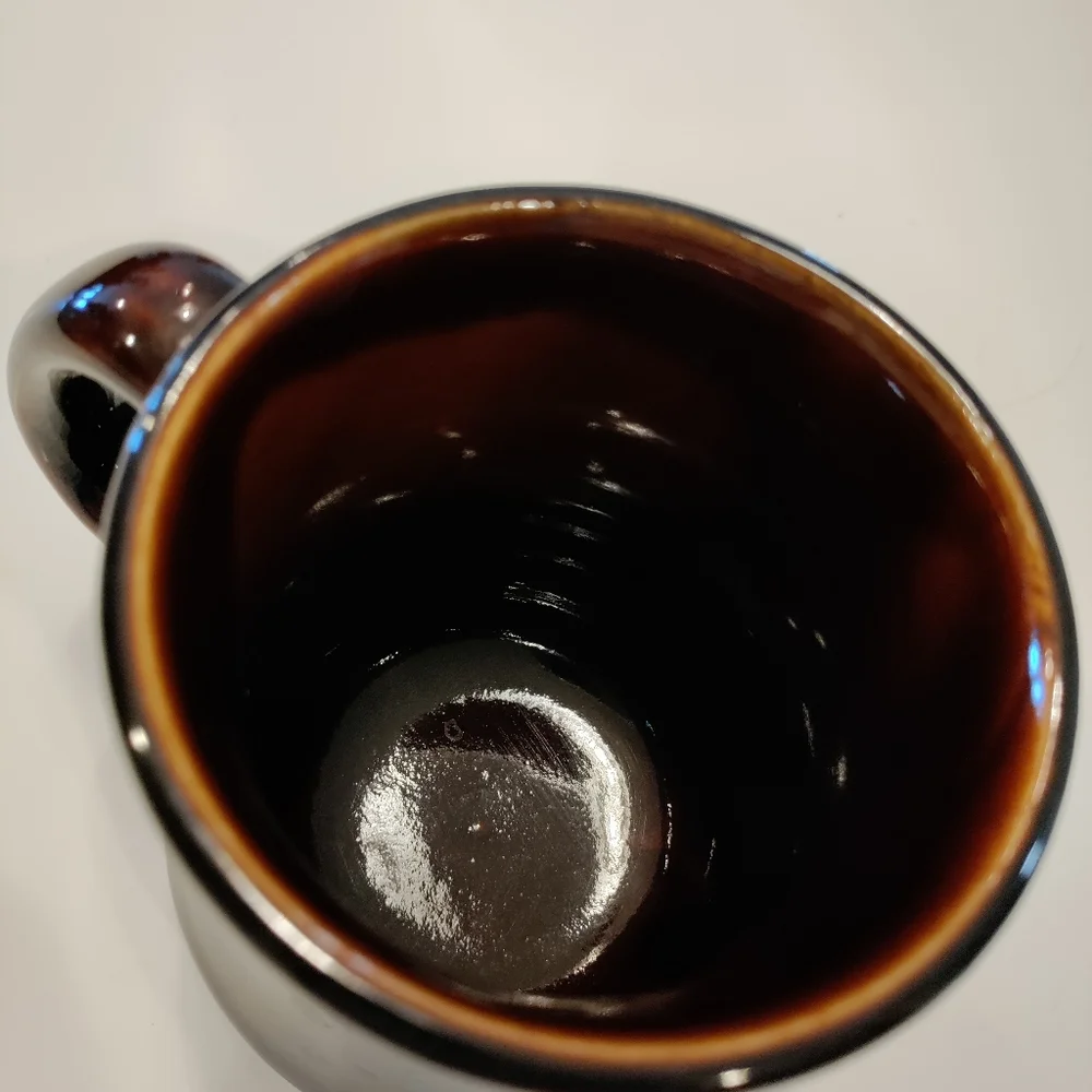 Pair of vintage cafe mugs - Picture 4 of 5